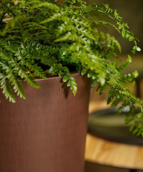 Tuit Raw 40/75 donica wysoka z wkładem brązowa