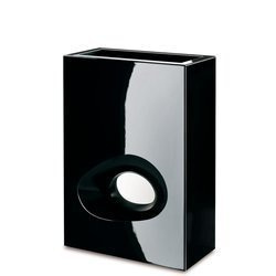 VASO MODO 50x26/75 donica designerska prosokątna czarna lakierowana