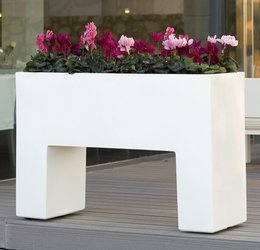 MURO 120x40/80 duża donica VONDOM designerska biała