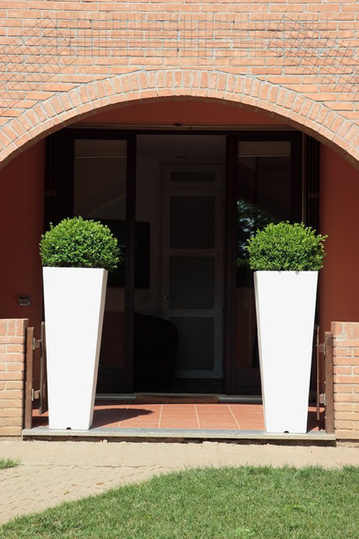 VASO QUADRO ALTO 45x45/120 donica kwadratowa wysoka antracytowa