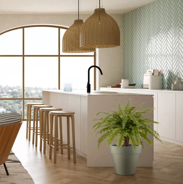 Sztuczna Paproć Boston 90 cm XL na pniu