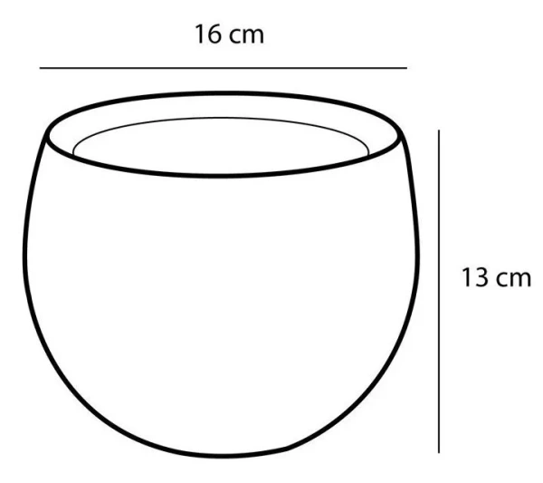 Douro 16/13 mała osłonka ceramiczna jasnoszara