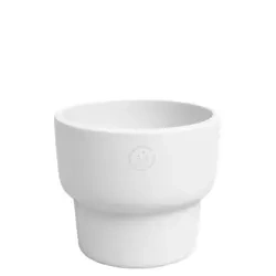 Echo High 16/14 szara doniczka na podwyższeniu ceramiczna