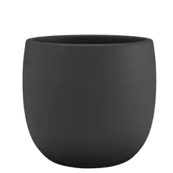 Hemera 33/31 antracytowa kulista donica z ceramiki