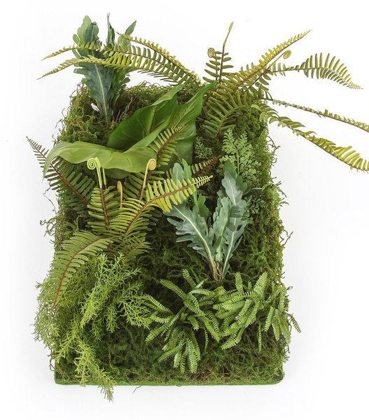 Sztuczna Zielona ściana Living Wall 40x60 cm