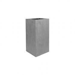 Bouvy L 40x40/80 wysoka donica kolumnowa szara