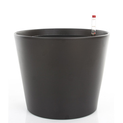 Zestaw do hydroponiki Leni 22/19 Vasa osłonka ceramiczna antracytowa