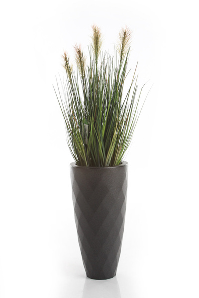 NANO VASES 14/28 doniczka wysoka designerska grafitowa