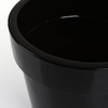 SIMPLE 40/35 donica lakierowana okrągła czarna