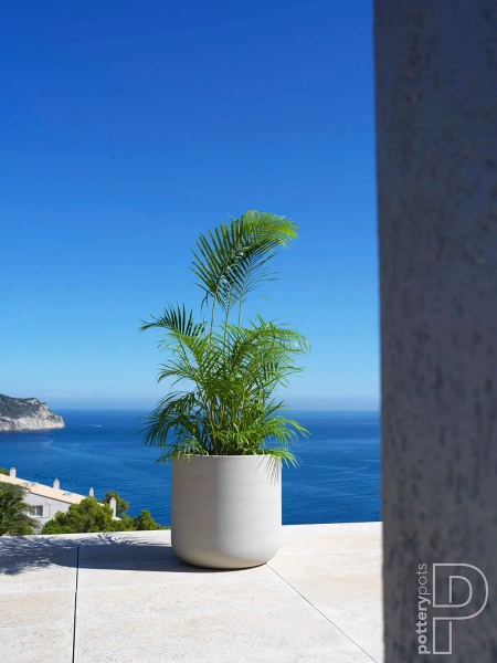 Jumbo Charlie XXS 53/51 duża kremowa donica kamienna ivory washed