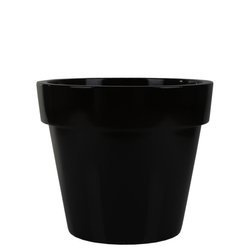 SIMPLE 60/52 donica lakierowana okrągła czarna