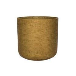 Charlie L 25/24 złota doniczka okrągła kamienna