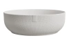 Jazz Bowl 28 biała misa wytłaczana silky white