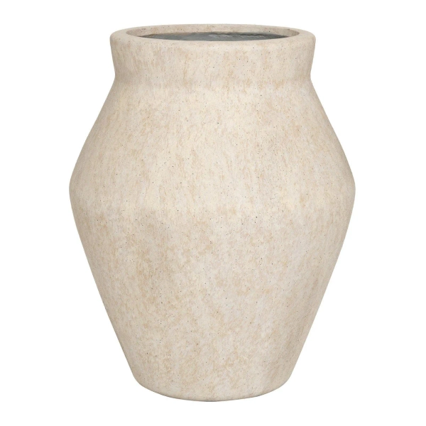 Fleuri High M 55/68 antyczna donica kamienna beżowa travertine beige