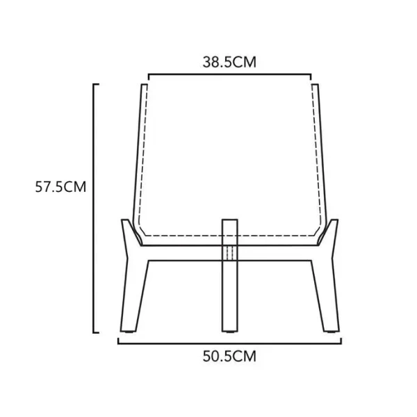 Patt XXXL 50,5/57,5 donica na niskich nóżkach czarna