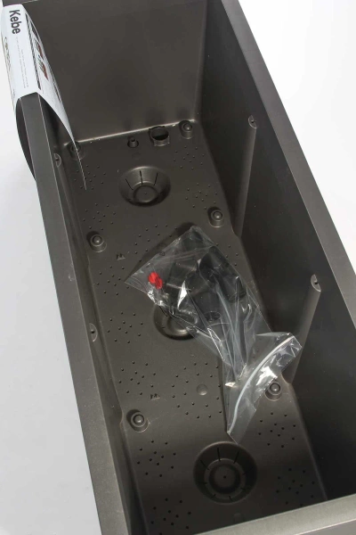 Kebe Casetta 100x40/40 donica prostokątna brązowa na kółkach