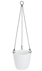 Brussels 18 doniczka wisząca biała