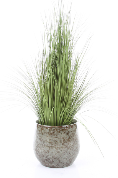 OLIVER 19/17 doniczka ceramiczna szkliwiona zielona