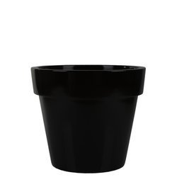 SIMPLE 50/43 donica lakierowana okrągła czarna