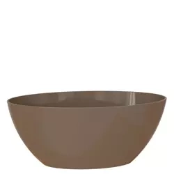 Bahia 45x17/15 doniczka owalna taupe