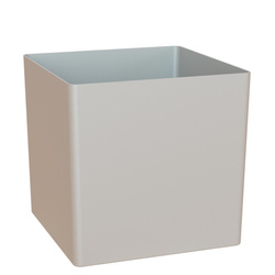 OSLO 22x22/22 doniczka kwadratowa kubik szara