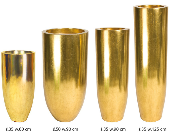 PANDORA 35/90 ekskluzywna donica złota