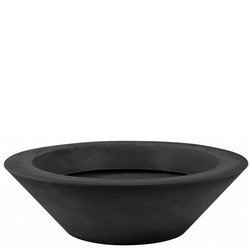 CENTRE 60/18 płaska donica misa grafitowa