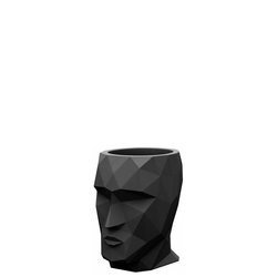 ADAN NANO Vondom 13x17/18 doniczka grafitowa designerska głowa