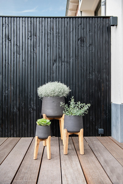 Patt XXXL 55/82,5 donica na wysokich nóżkach czarna