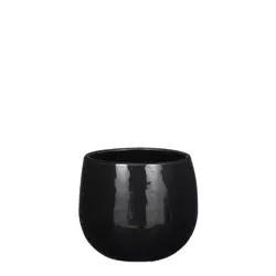 Pablo 16/14 szkliwiona osłonka czarna ceramiczna