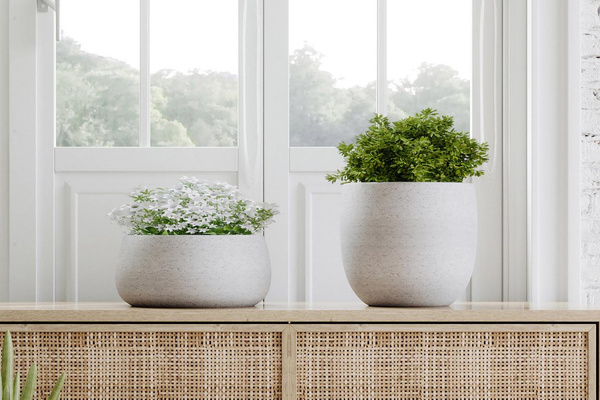 HEMERA Bowl 29/14 doniczka na bonsai ceramiczna antracytowa