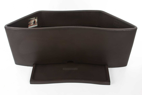 ONDA donica trapez 115x45/45 ciemnobrązowa