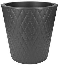 Pure Straight Crystal 37/36 donica pikowana antracytowa