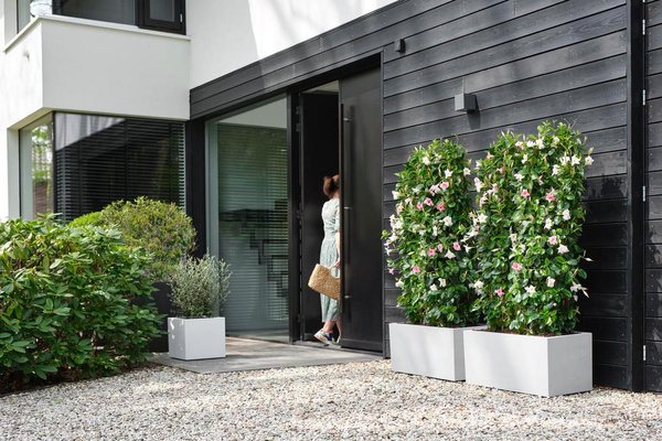 VIVO NEXT SQUARE 30x30/30 biała donica kwadratowa