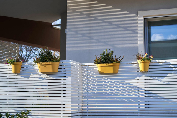 BE-UP CASSETTA 50x33/20 doniczka podłużna balkonowa dwustronna antracytowa