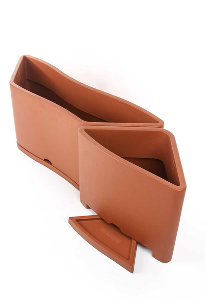 ONDA donica trapez 115x45/45 terakota