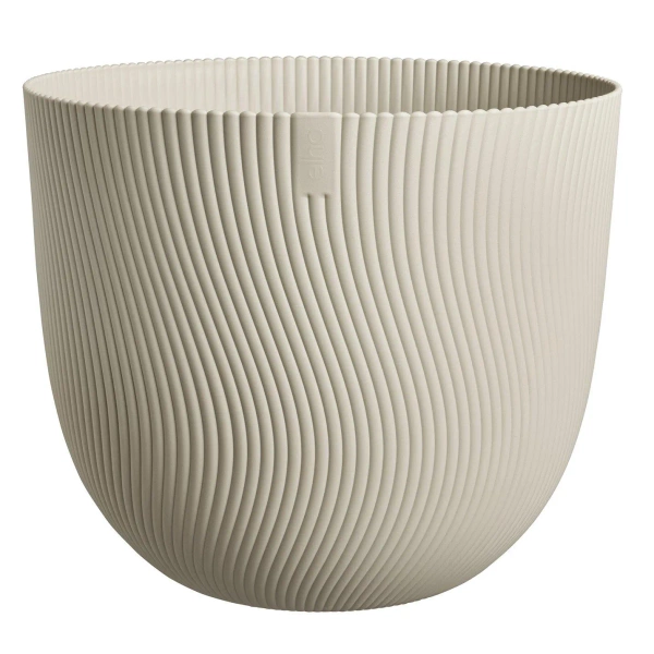 Sereh Round Elho 40 beżowa osłonka do salonu mushroom beige