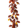 Sztuczne jesienne liście Dębu girlanda pnącze 180 cm