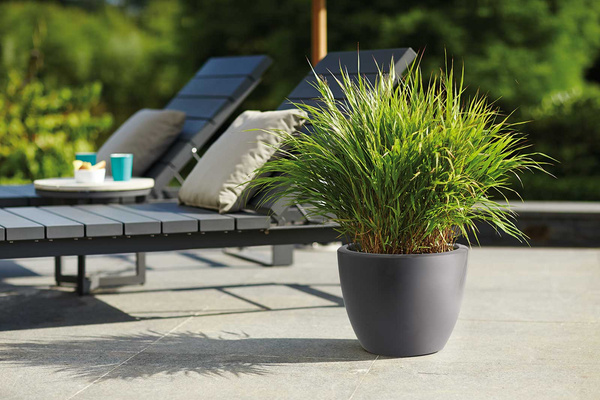 Pure Soft Round 50/38 duża donica biała