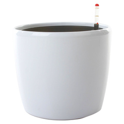 Zestaw do hydroponiki 22/19 Venus osłonka ceramiczna biała z połyskiem