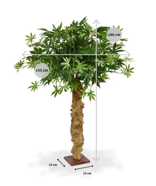 Sztuczny Klon Bonsai 85 cm zielony