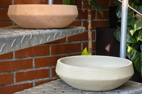 Madu L 45/16 kamienna misa na bonsai gliniana clay washed