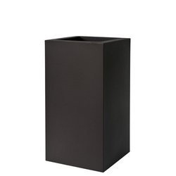 KUBE HIGH 40x40/70 donica kwadratowa wysoka grafitowa czarna perła