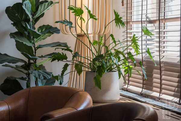 Patt L 20/16,5 doniczka okrągła kamienna złota metalik