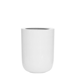 Dice L 34/44 elegancka donica w białym połysku