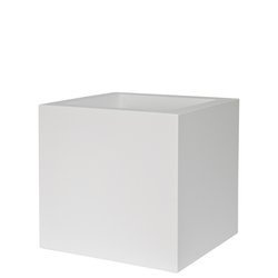 Kube 50x50/50 duża donica kubik biała