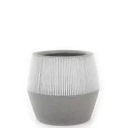 Harley L 53/40 kamienna donica szara w białe paski