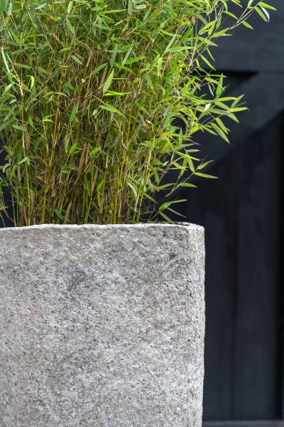 Mt. Hayes L 52/75 wysoka donica kamienna szarobrązowa dioryt