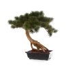 Sztuczny Bonsai Pinia Sosna Parviflora 55 cm w czarnej ceramicznej doniczce
