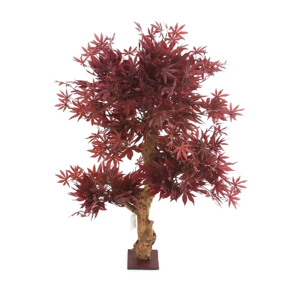 Sztuczny Klon Bonsai 95 cm burgundy